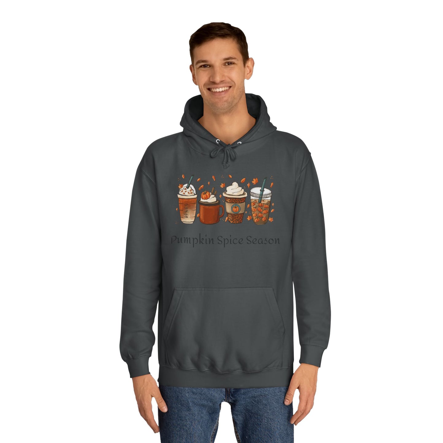 Pumpkin Spice Season College Hoodie