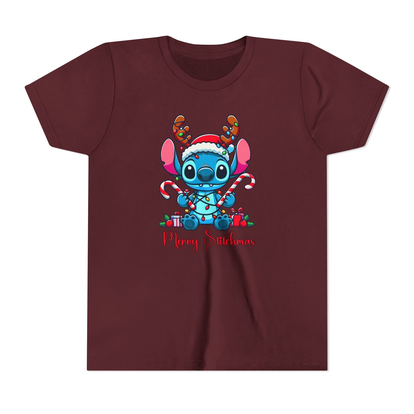 Merry Stitchmas Youth Short Sleeve Tee