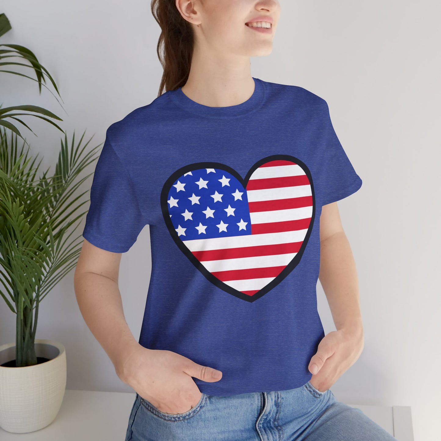 American Heart Jersey Short Sleeve Tee