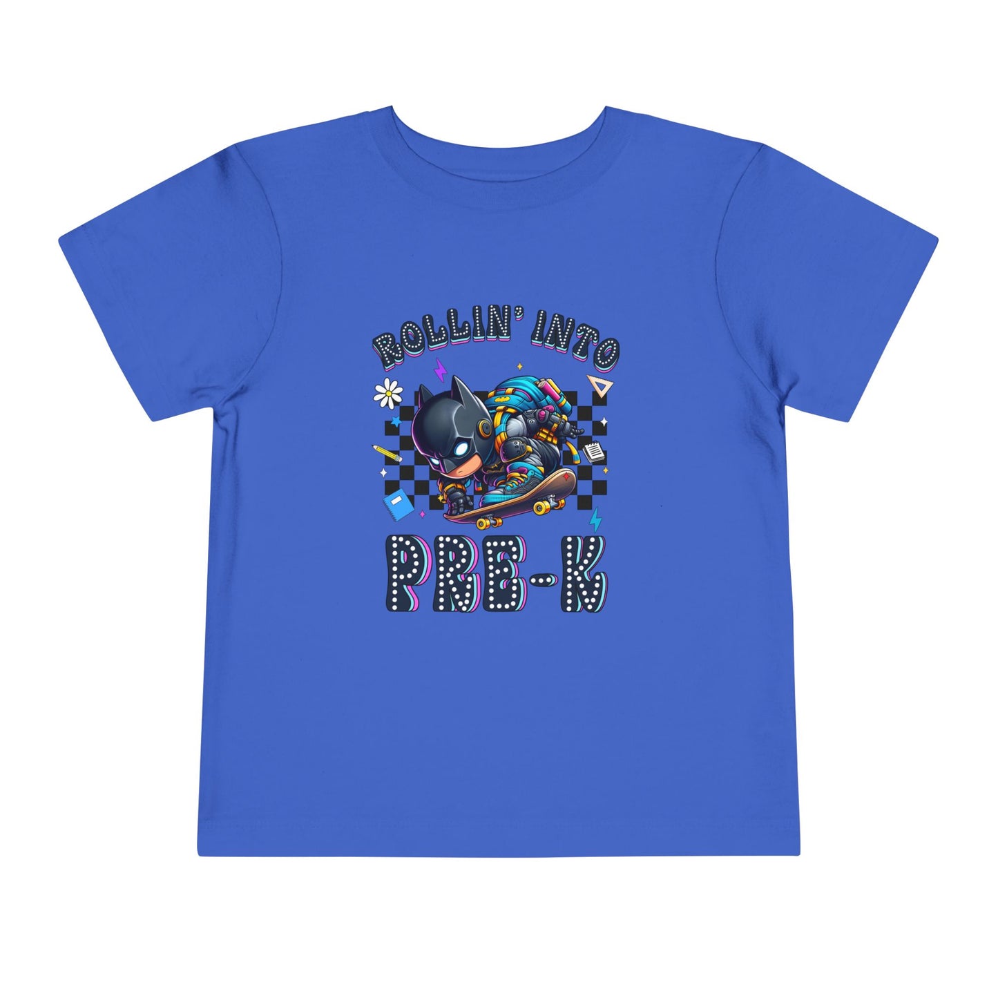 BATMAN - Rollin' Into Pre-K Toddler Short Sleeve Tee