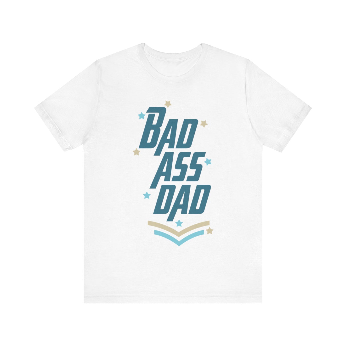 Bad Ass Dad Jersey Short Sleeve Tee
