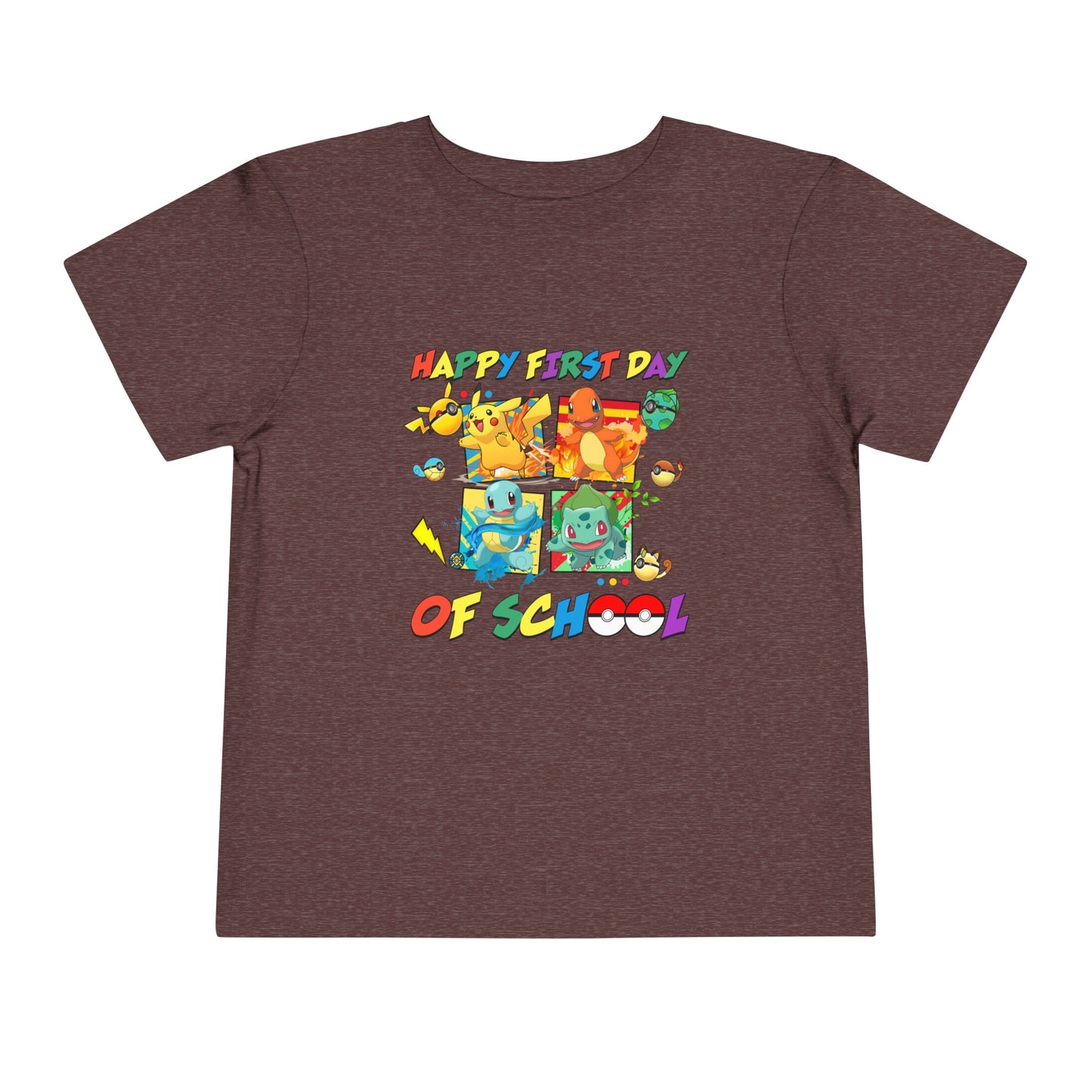 Happy First Day of School Toddler Short Sleeve Tee