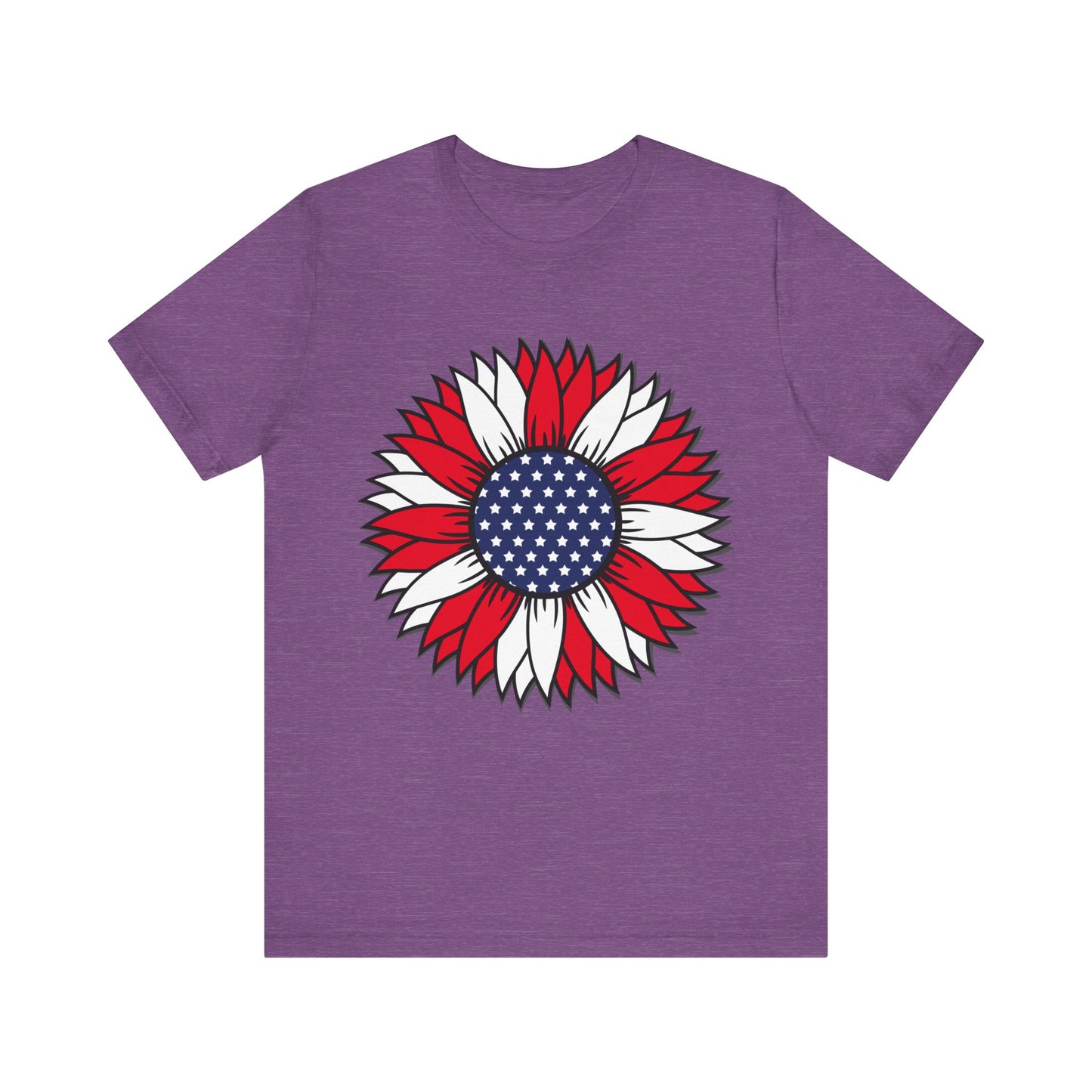 American Sunflower Jersey Short Sleeve Tee