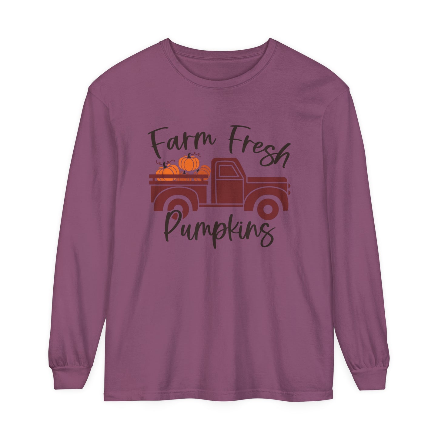 Farm Fresh Pumpkins Long Sleeve T-Shirt