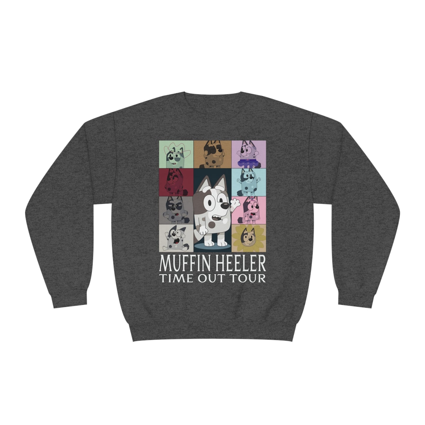 Muffin Heeler Time Out Tour sweatshirt