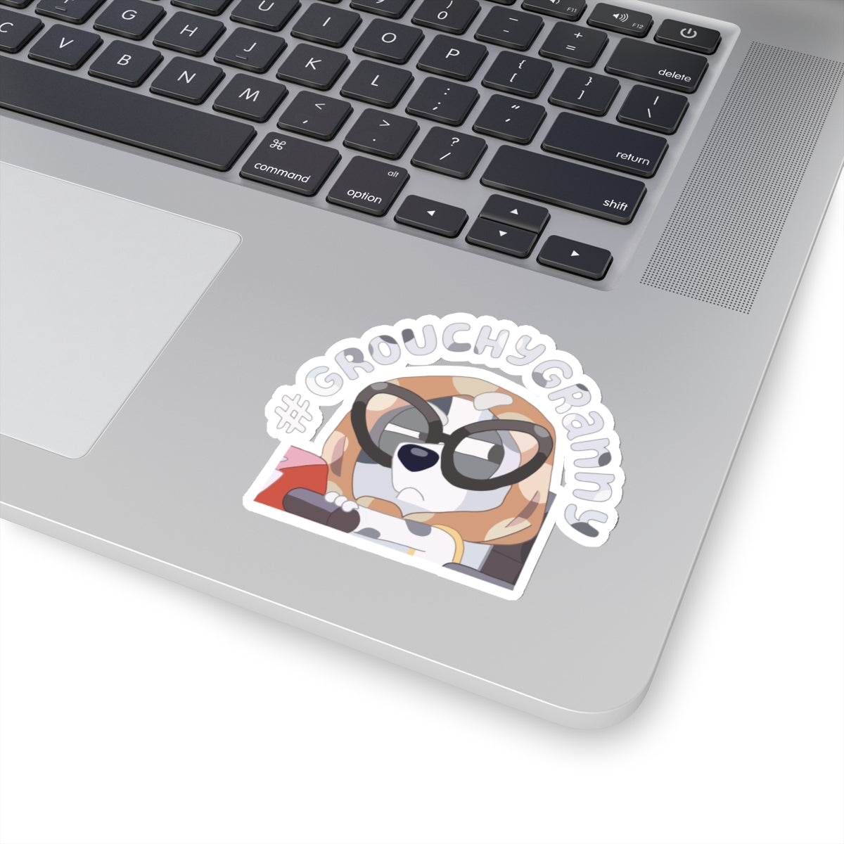 #Grouchy Granny Kiss-Cut Stickers
