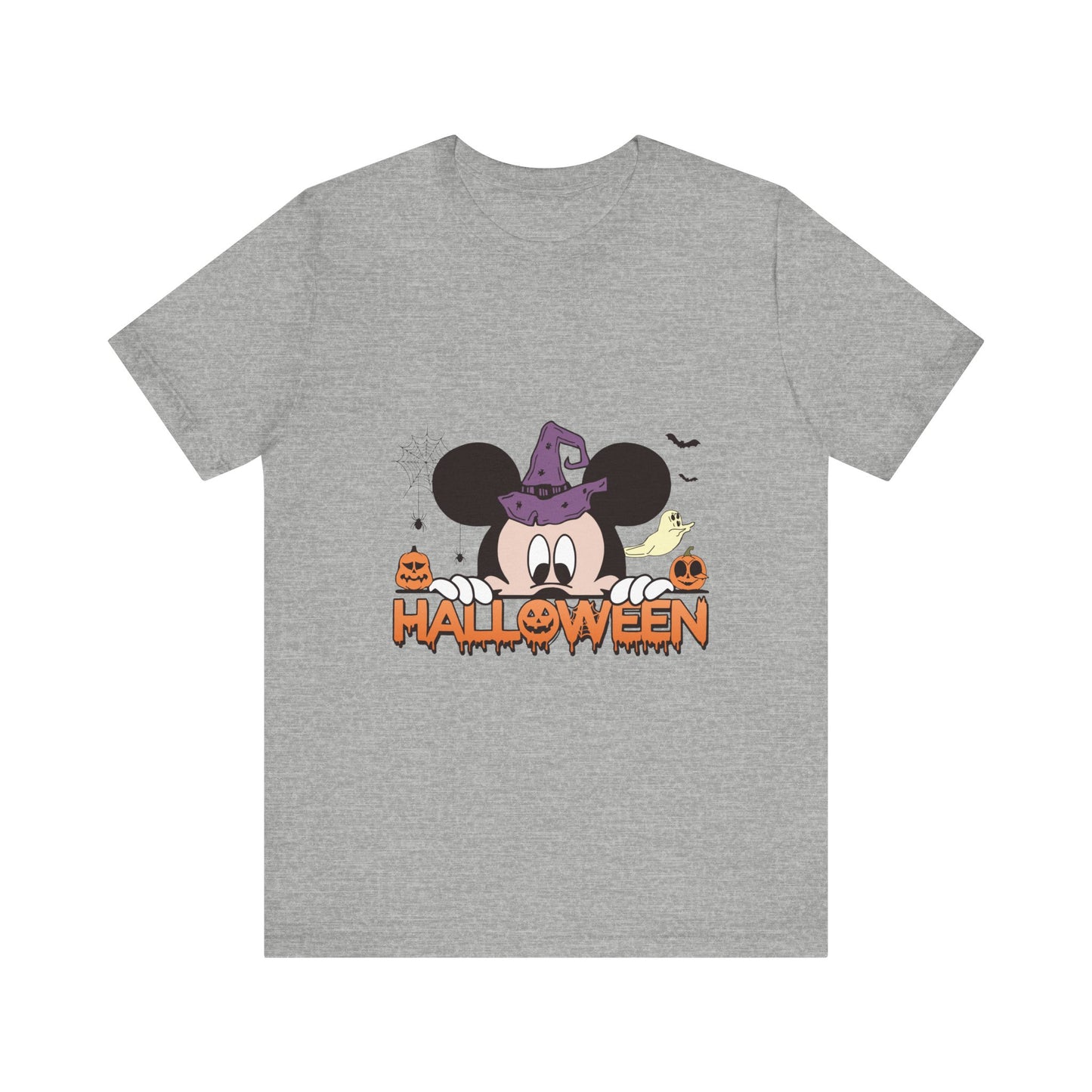 Mickey Halloween (front and back) Jersey Short Sleeve Tee