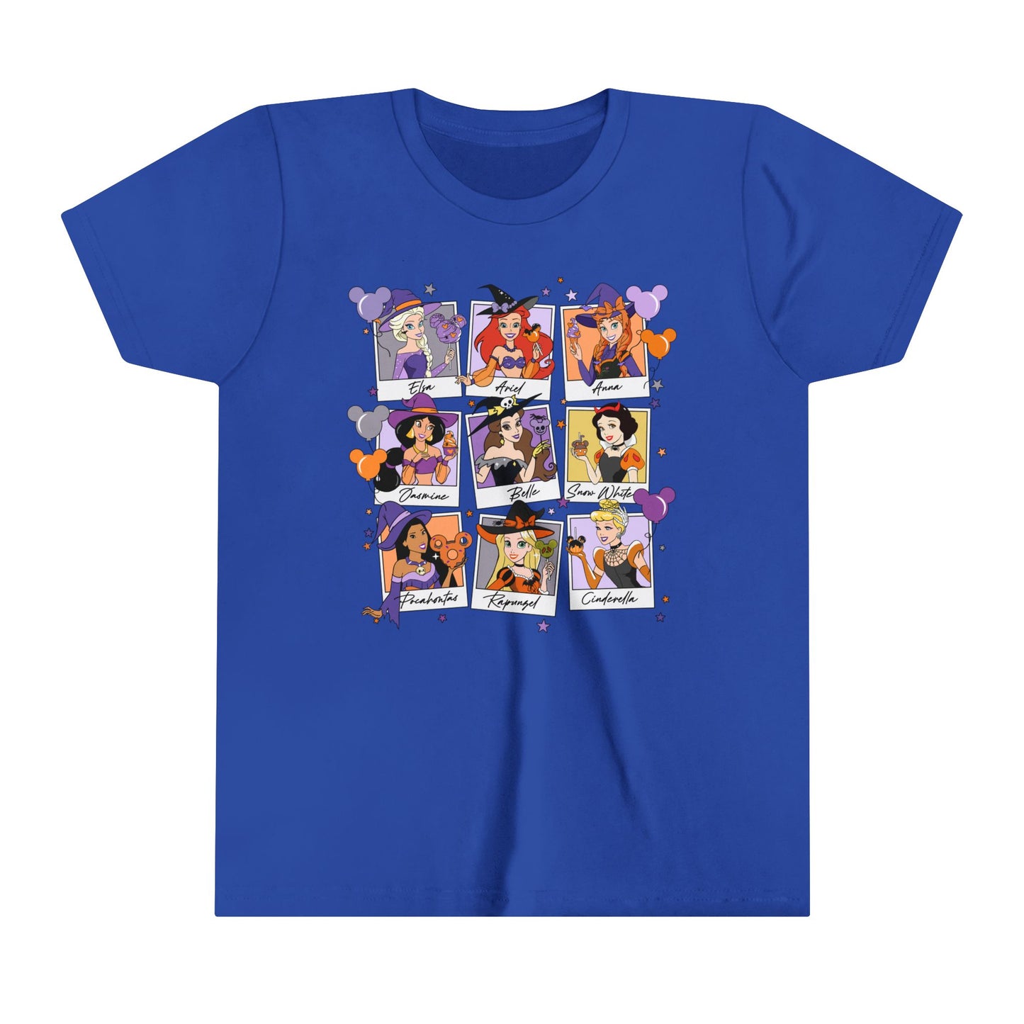 Disney Princess Halloween Youth Short Sleeve Tee