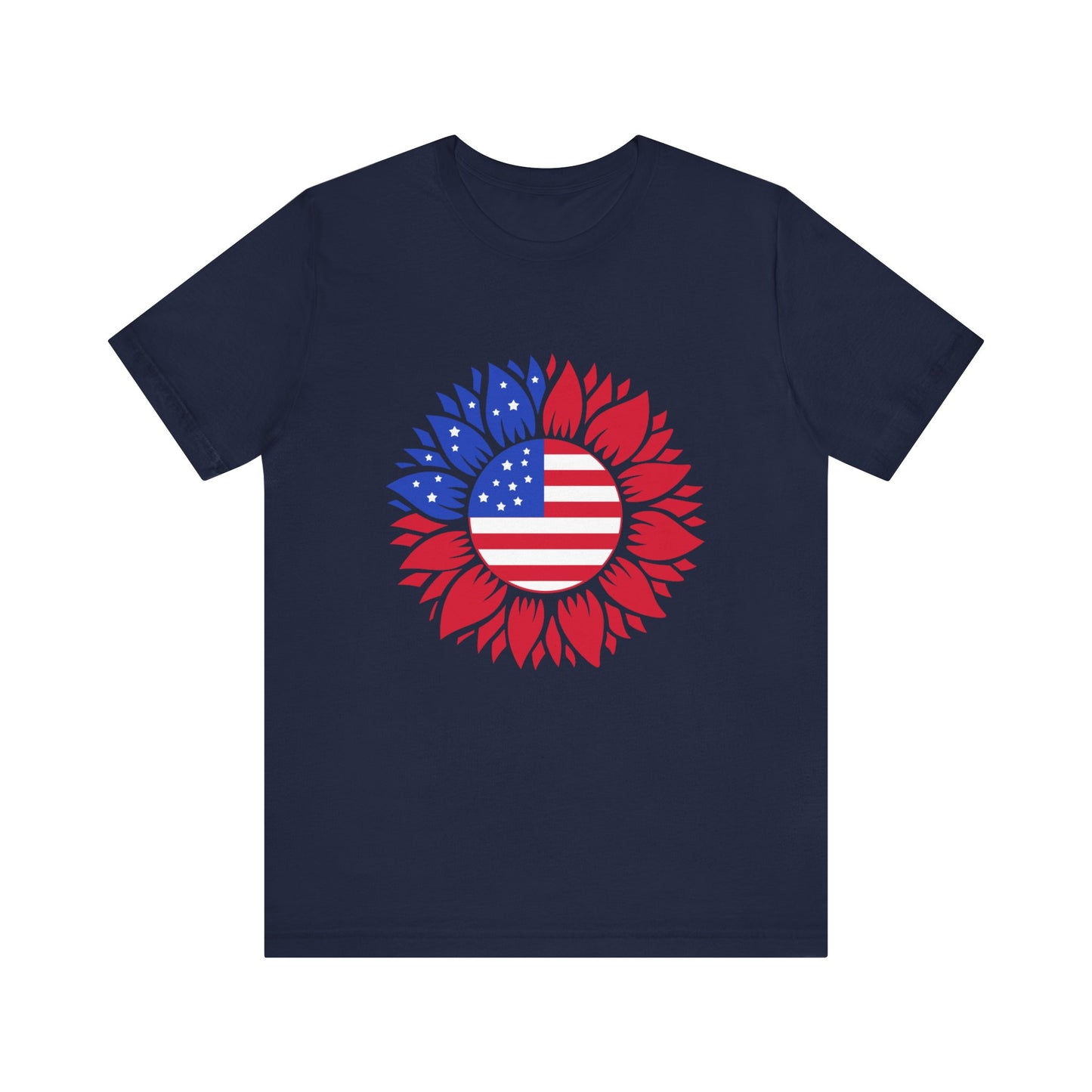 American Sunflower Jersey Short Sleeve Tee