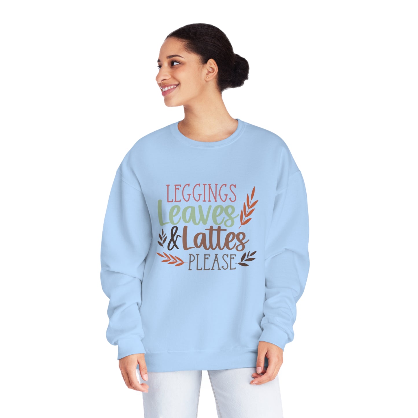 Leggings, Leaves & Lattes Please Crewneck Sweatshirt