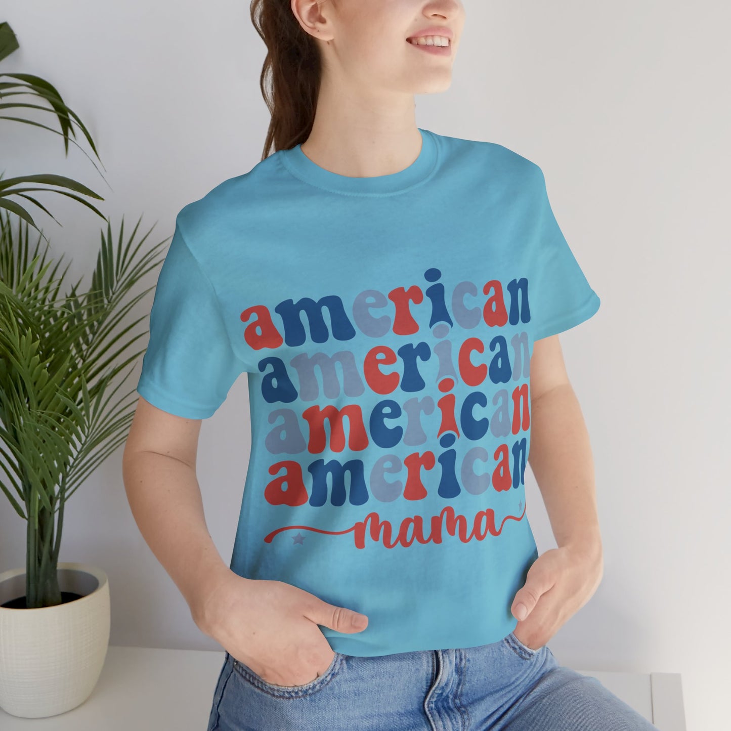 American Mama Jersey Short Sleeve Tee
