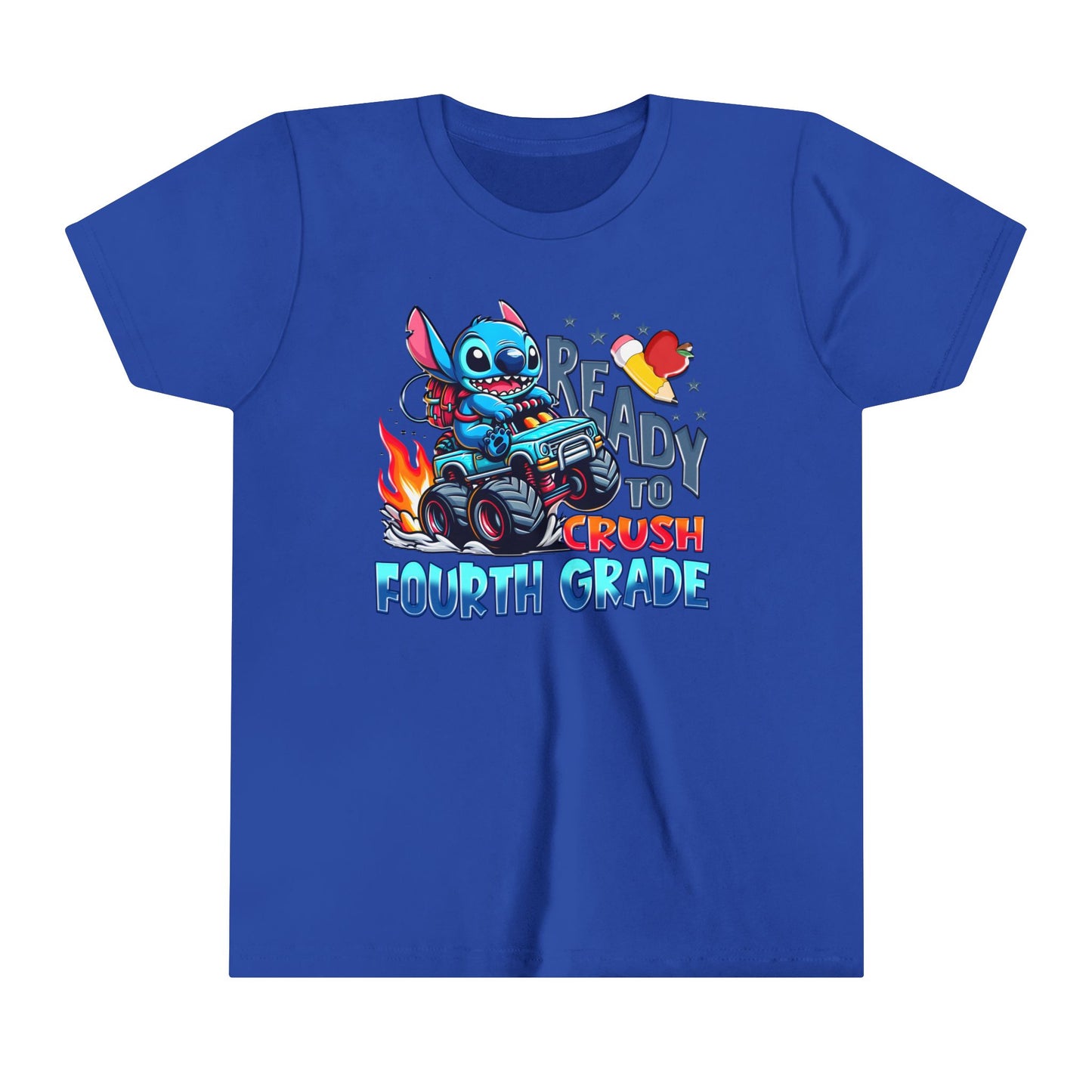Ready to Crush Fourth Grade Youth Short Sleeve Tee