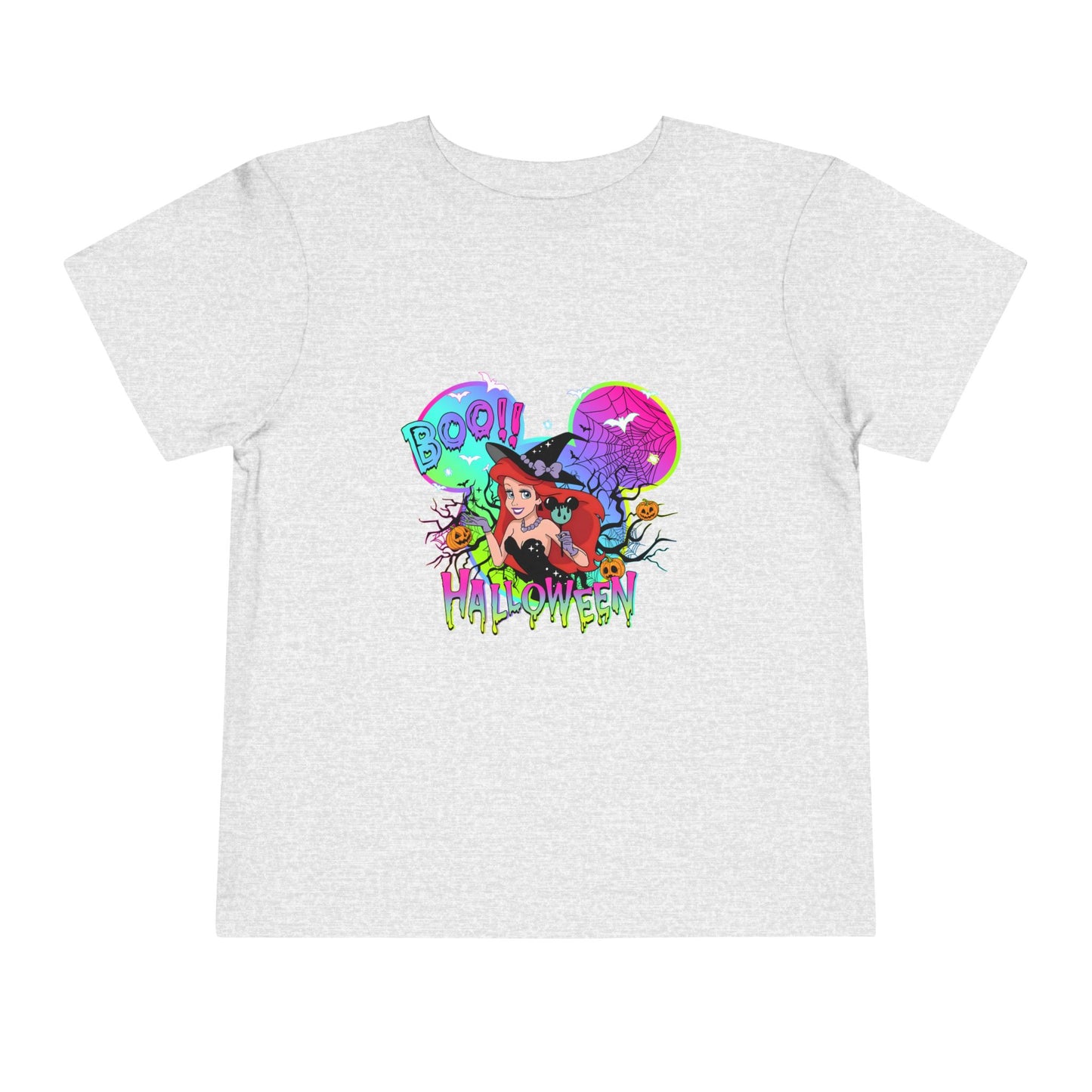 Ariel Boo! Halloween Toddler Short Sleeve Tee