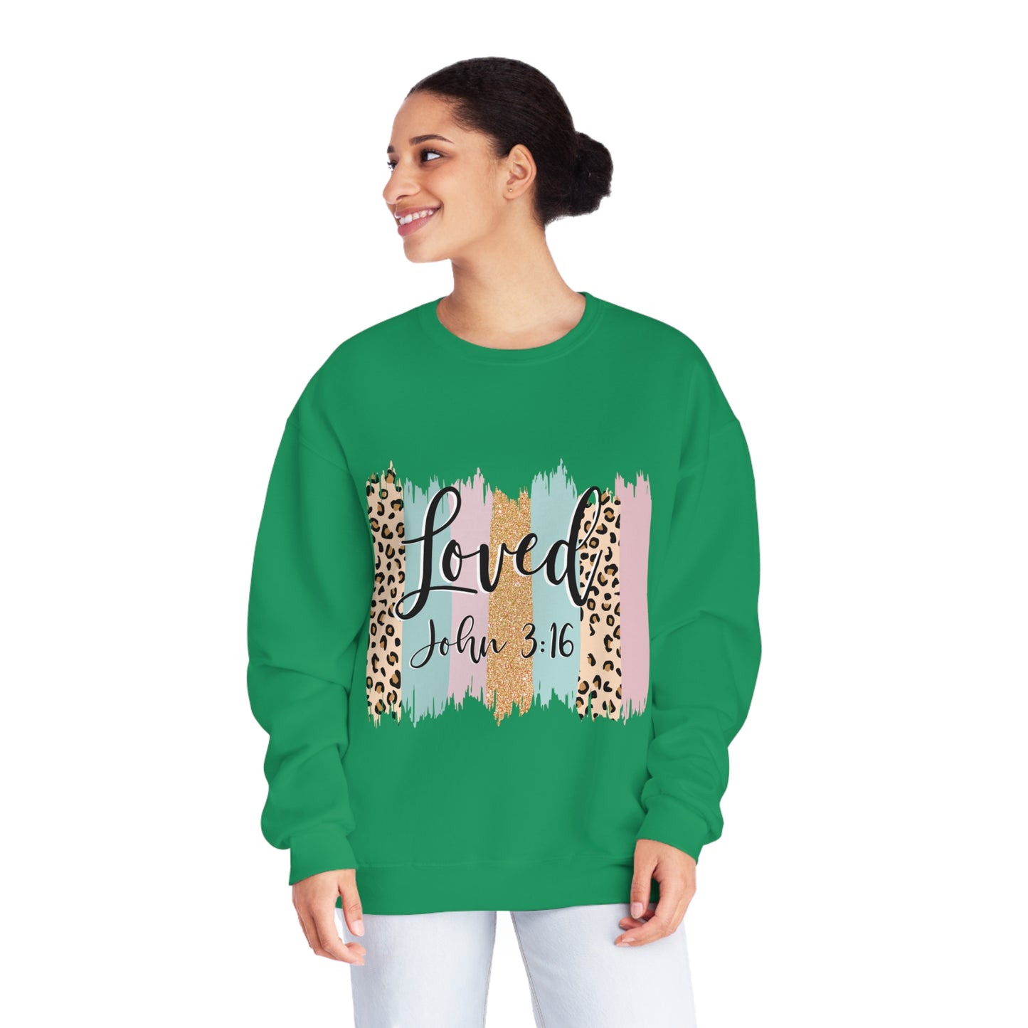 Loved John 3:16 Crewneck Sweatshirt
