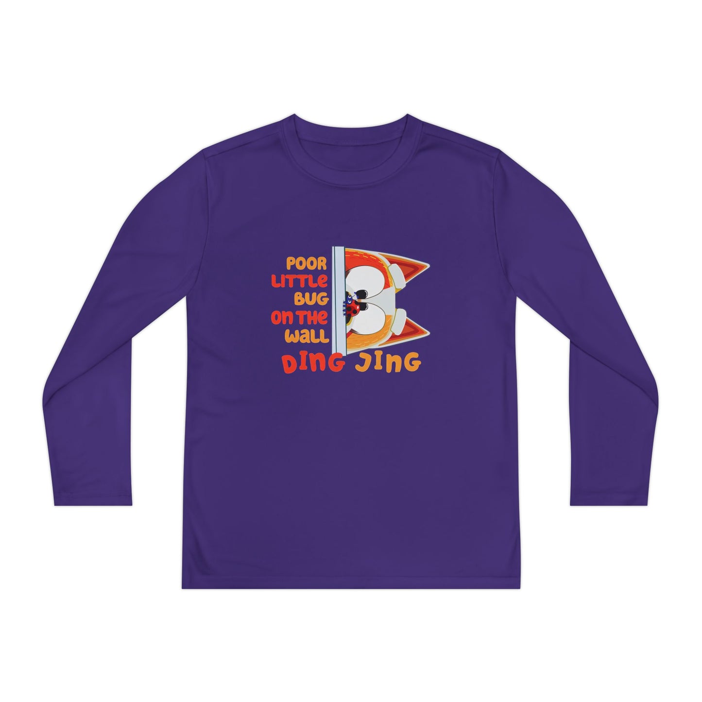 Poor Little Bug .... Youth Long Sleeve Competitor Tee