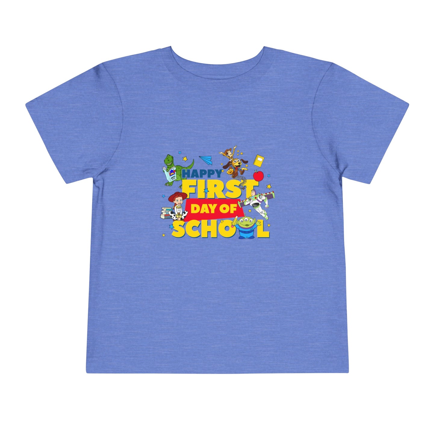 Happy First Day of School Toddler Short Sleeve Tee