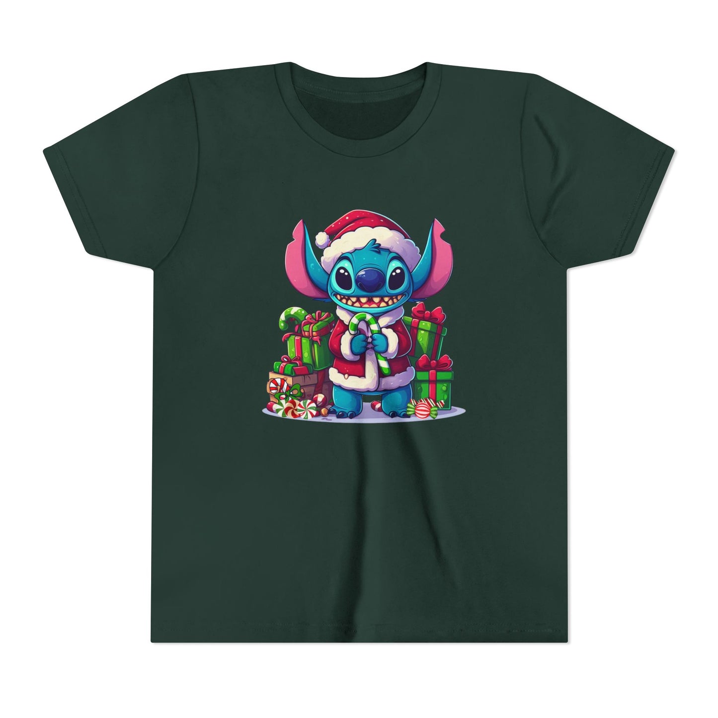 Christmas-Stitch Youth Short Sleeve Tee