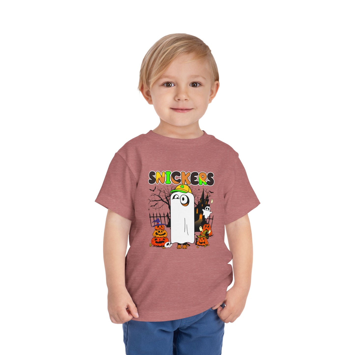 Snickers Ghost Toddler Short Sleeve Tee