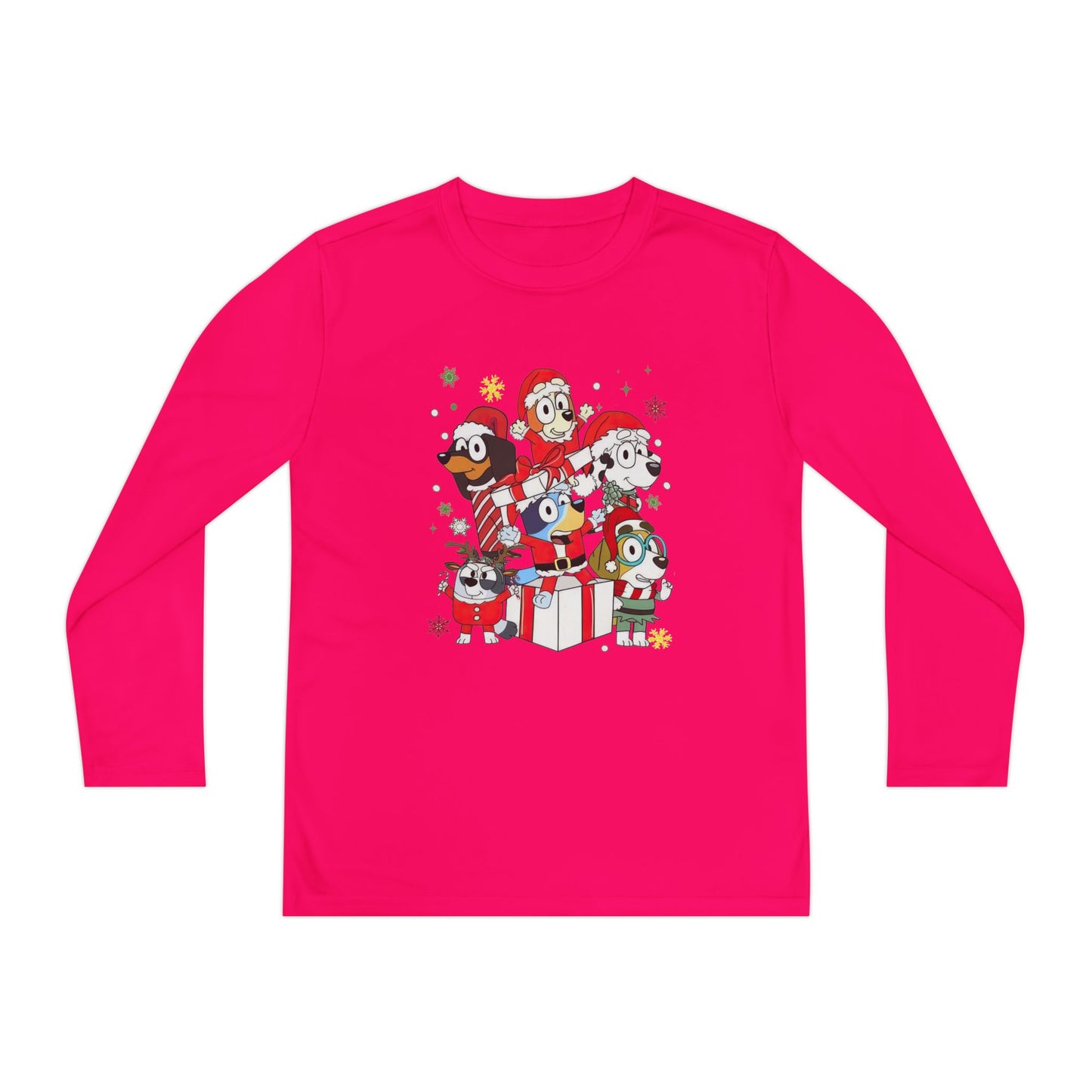 Christmas presents Youth Long Sleeve Competitor Tee