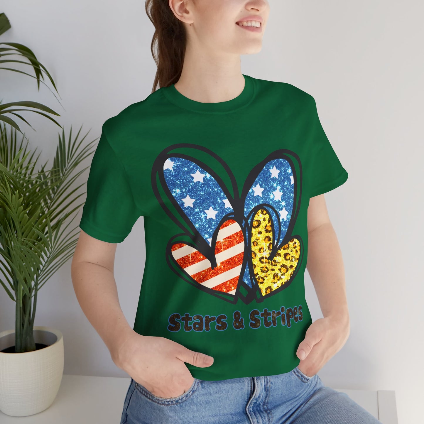 Stars and Stripes Short Sleeve Tee
