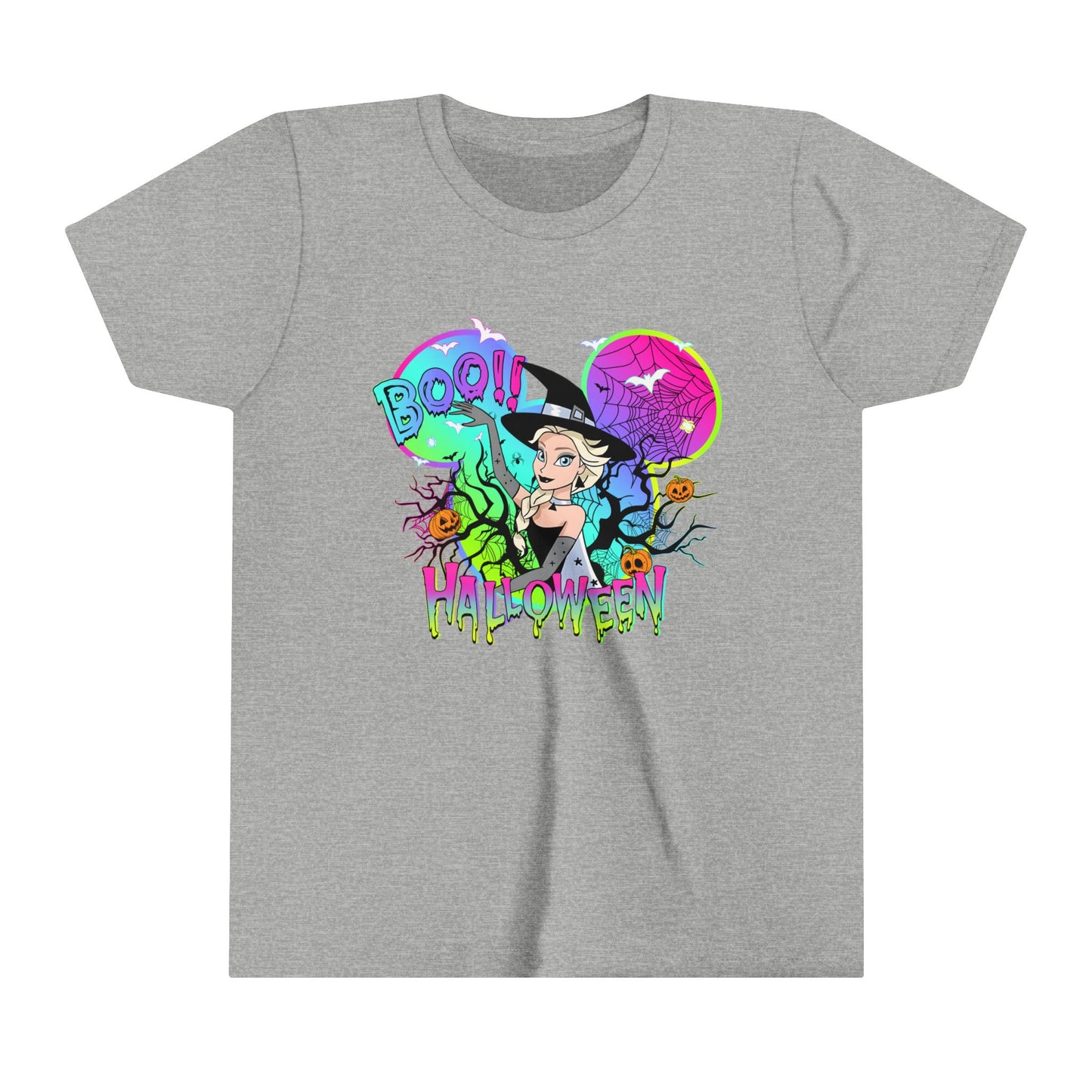 Elsa Boo! Halloween Youth Short Sleeve Tee