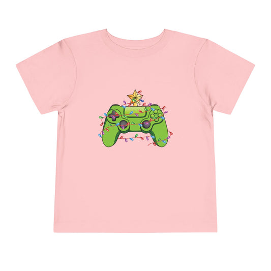 Gamer Christmas Toddler Short Sleeve Tee