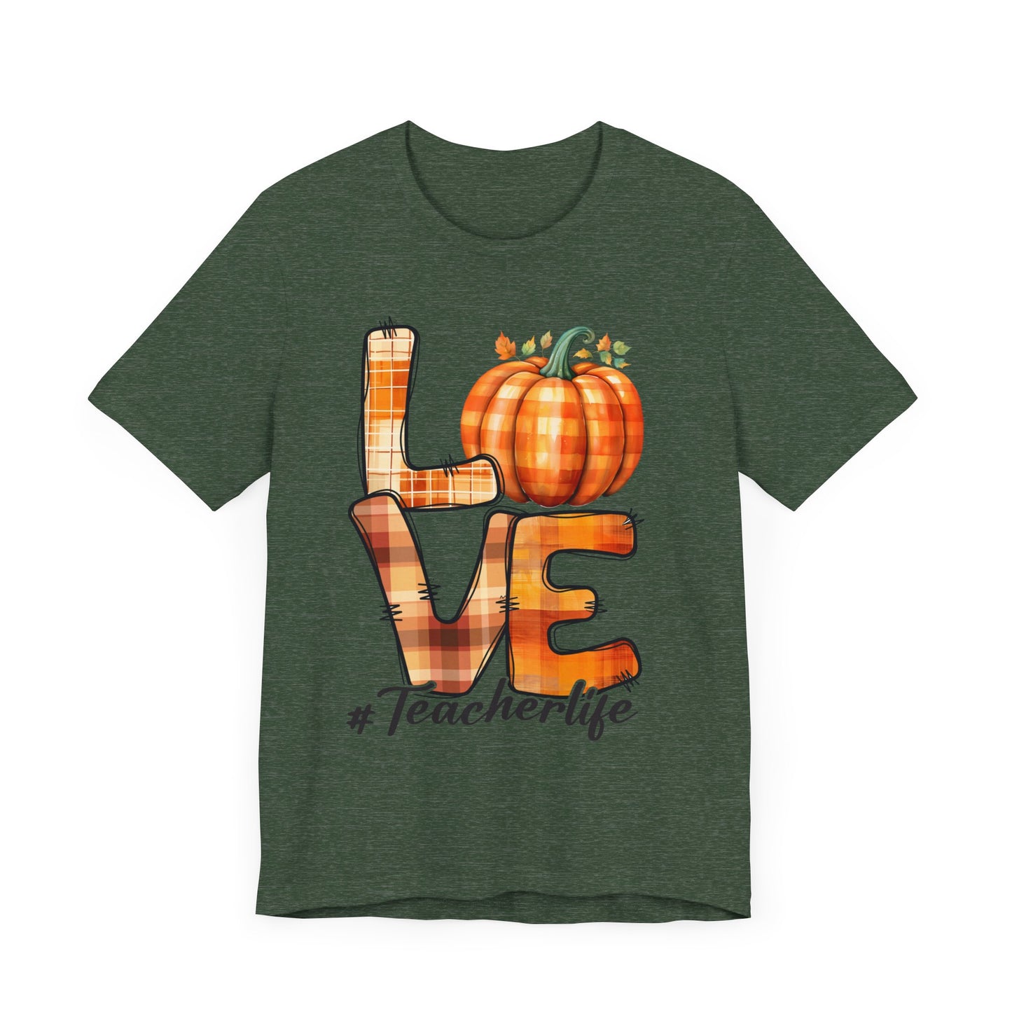 LOVE Teacher Life Jersey Short Sleeve Tee