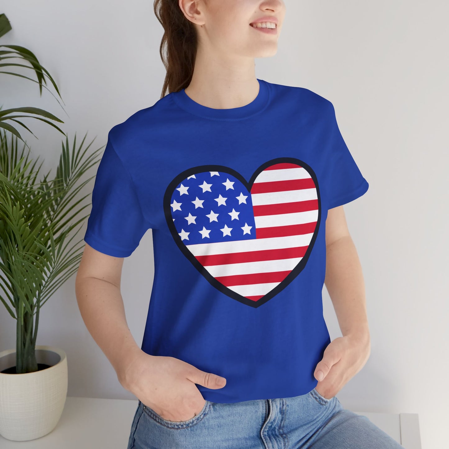 American Heart Jersey Short Sleeve Tee