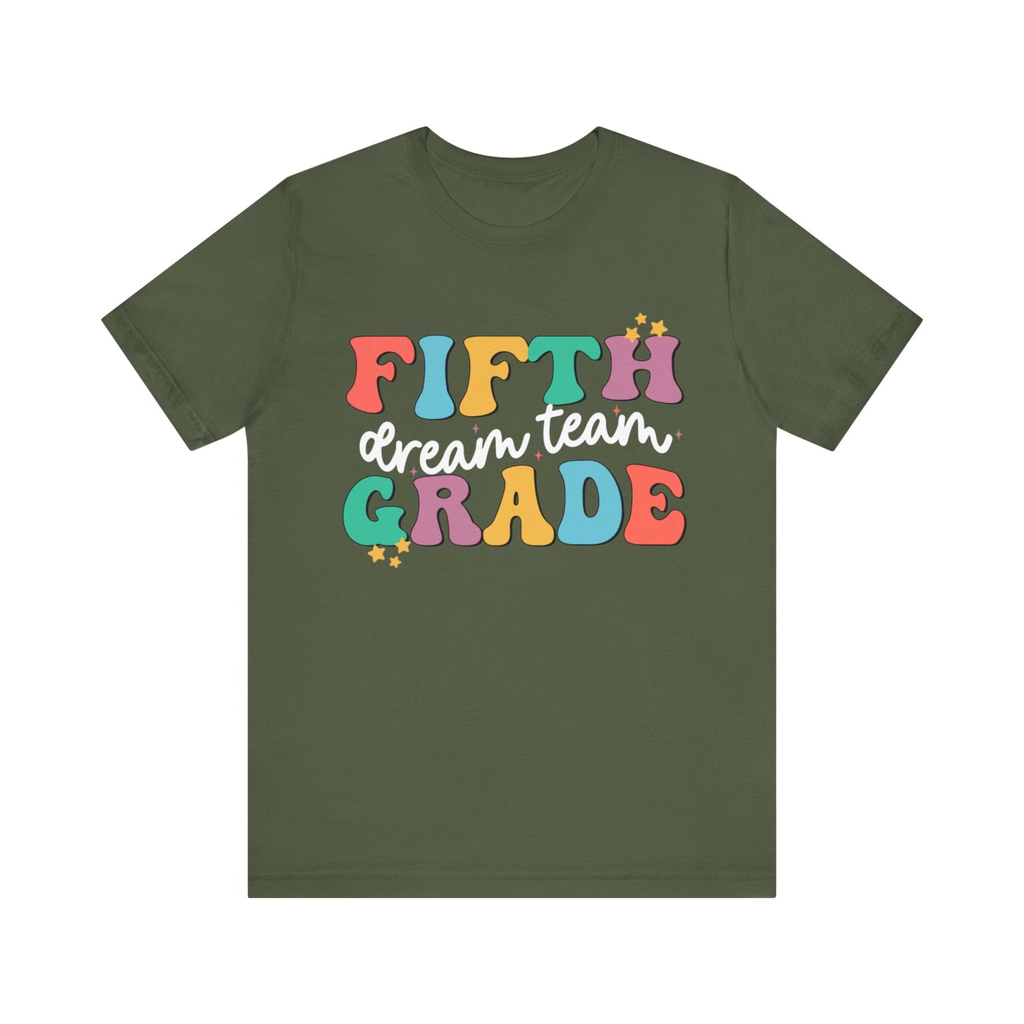 Fifth Grade Dream Team Jersey Short Sleeve Tee