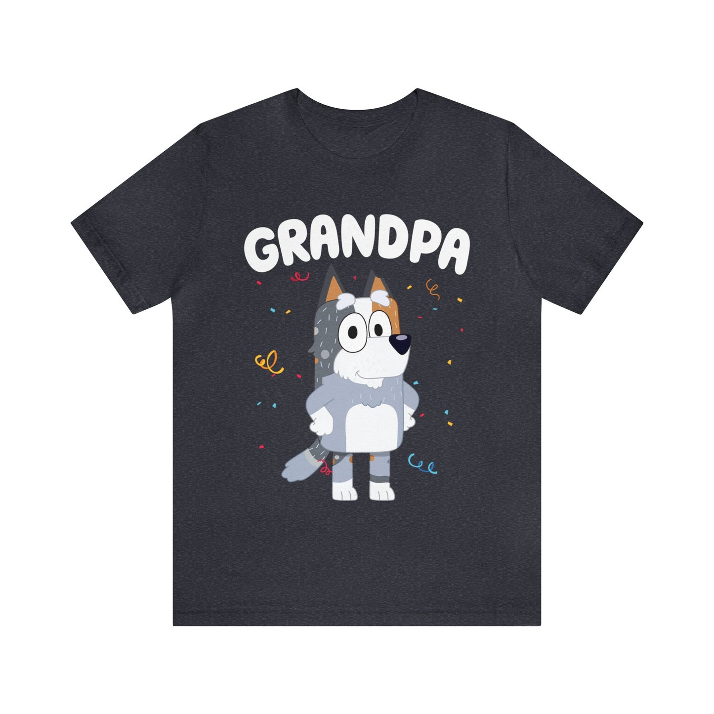 Grandpa Bluey Birthday Short sleeve Tshirt
