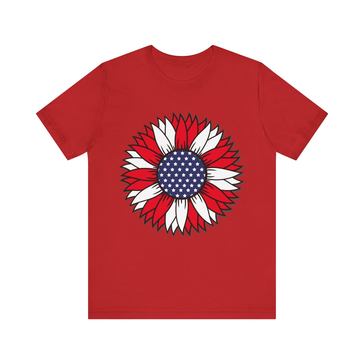 American Sunflower Jersey Short Sleeve Tee