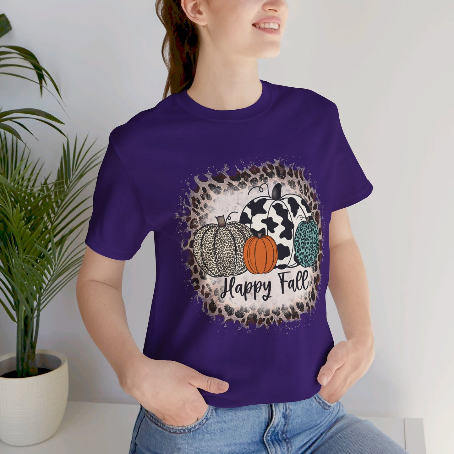 Happy Fall Jersey Short Sleeve Tee