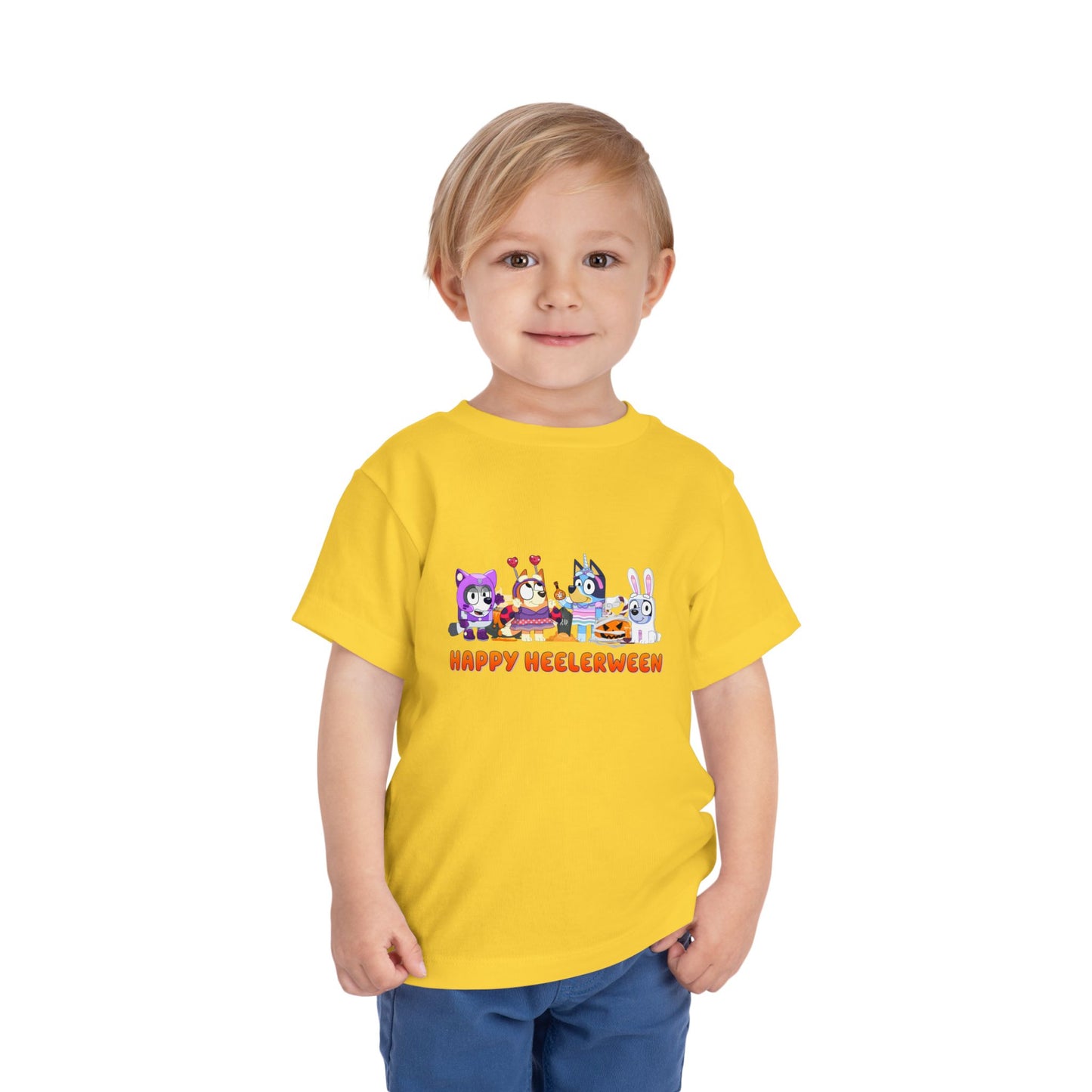 Happy Heelerween Toddler Short Sleeve Tee
