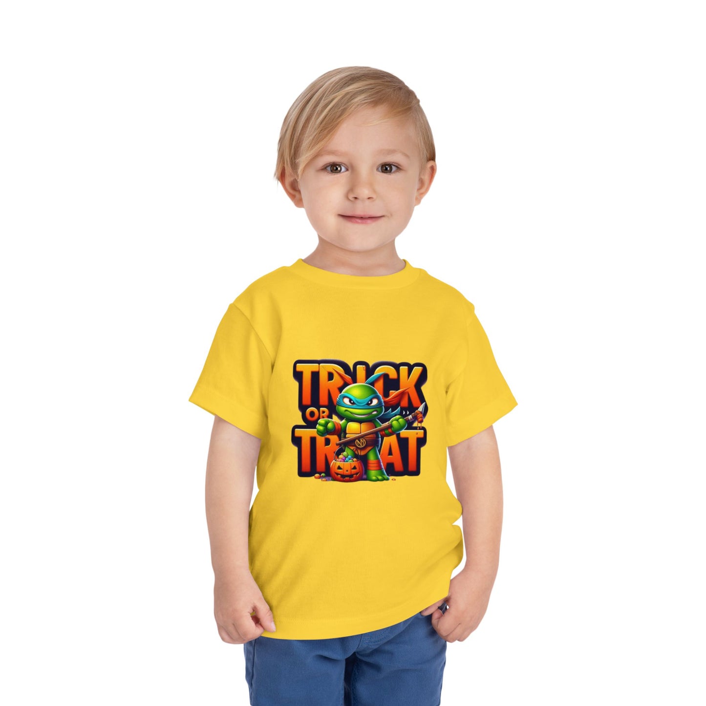 Trick or Treat Ninja Turtle Toddler Short Sleeve Tee