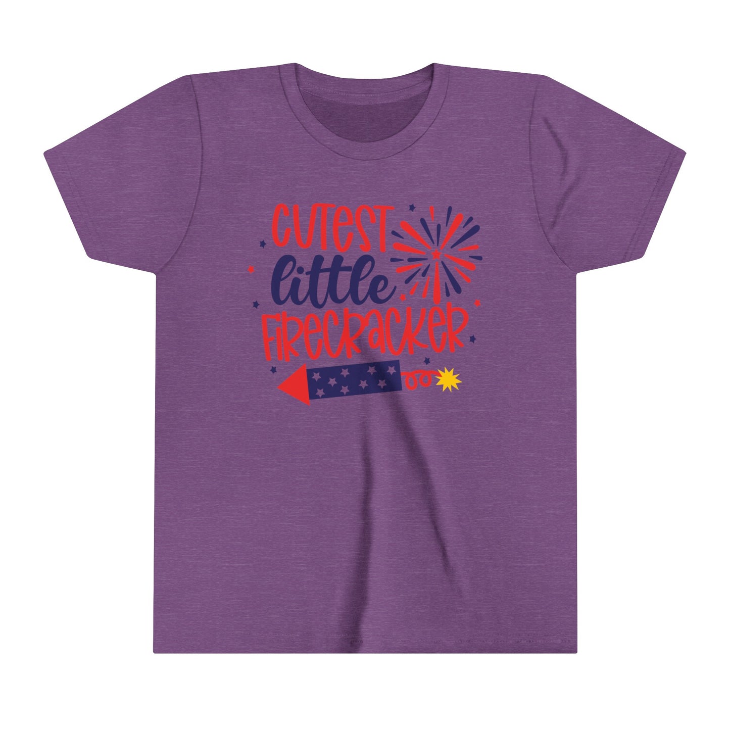 Cutest Little Firecracker Youth Short Sleeve Tee