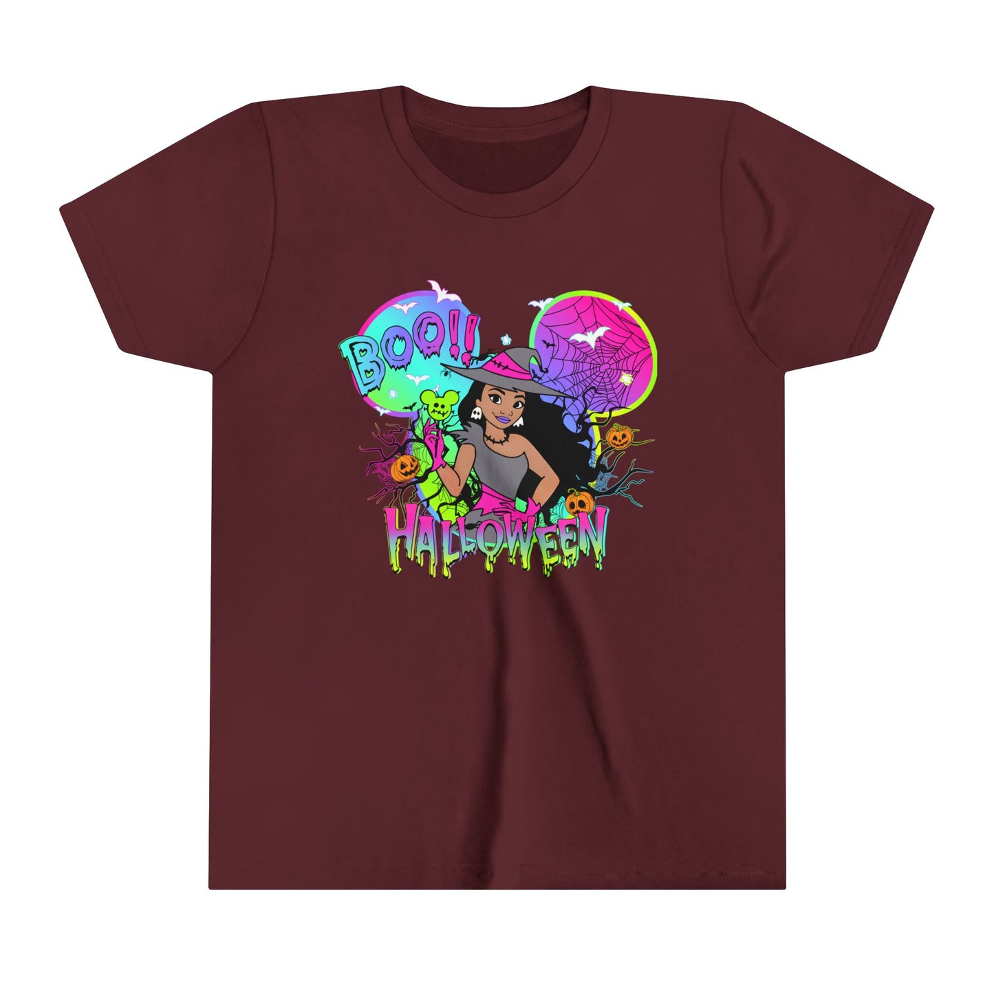 Moana Boo! Halloween Youth Short Sleeve Tee