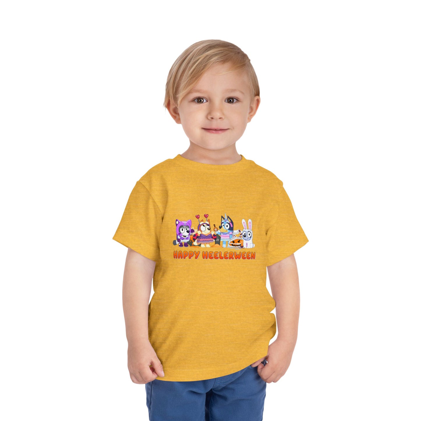 Happy Heelerween Toddler Short Sleeve Tee