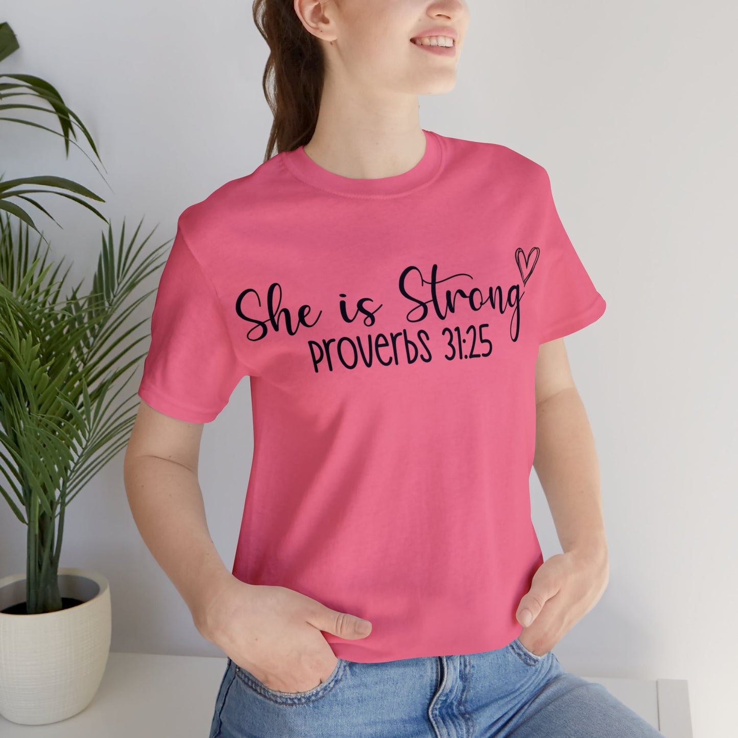 She is Strong Short sleeve Tshirt