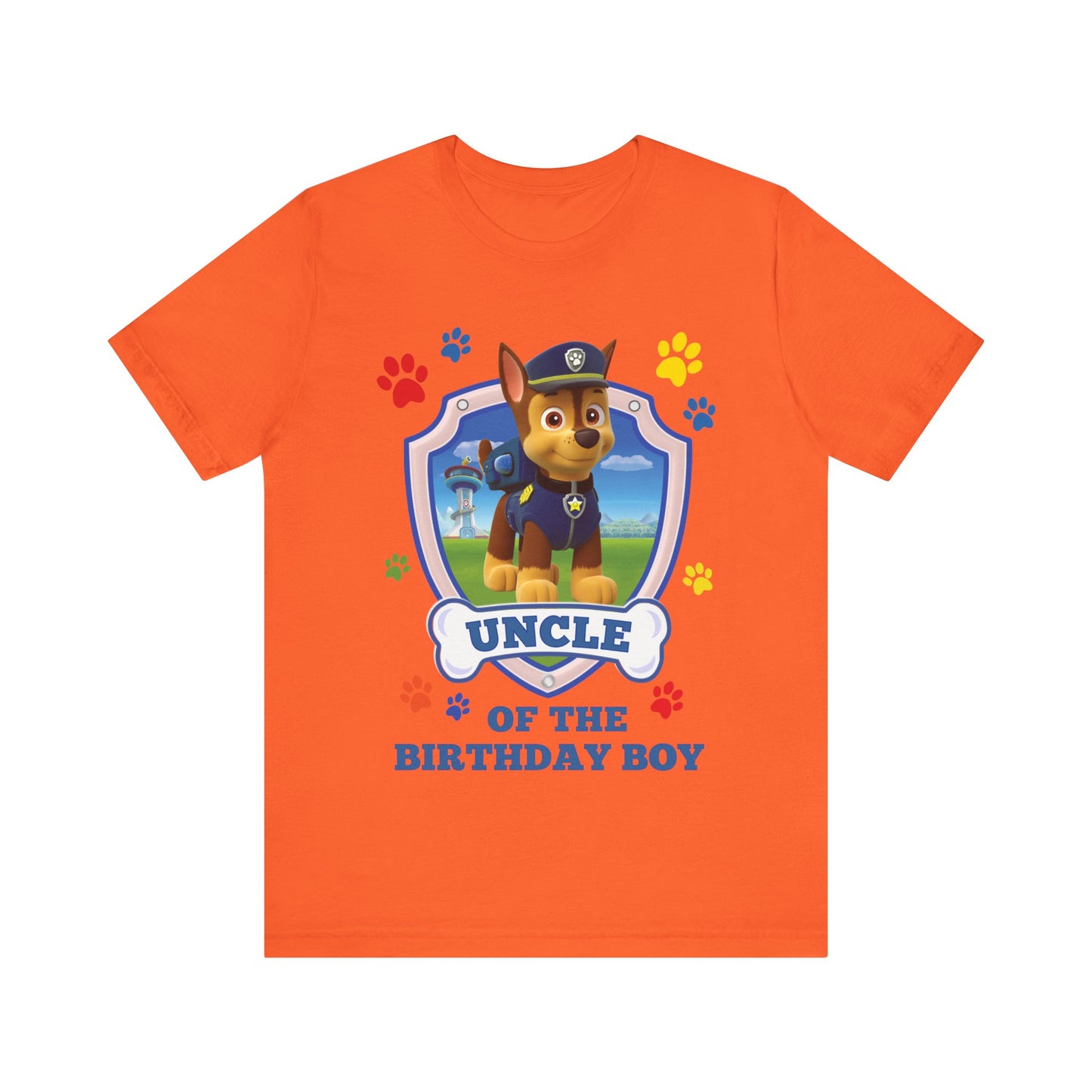 Uncle of the Birthday Boy Jersey Short Sleeve Tee