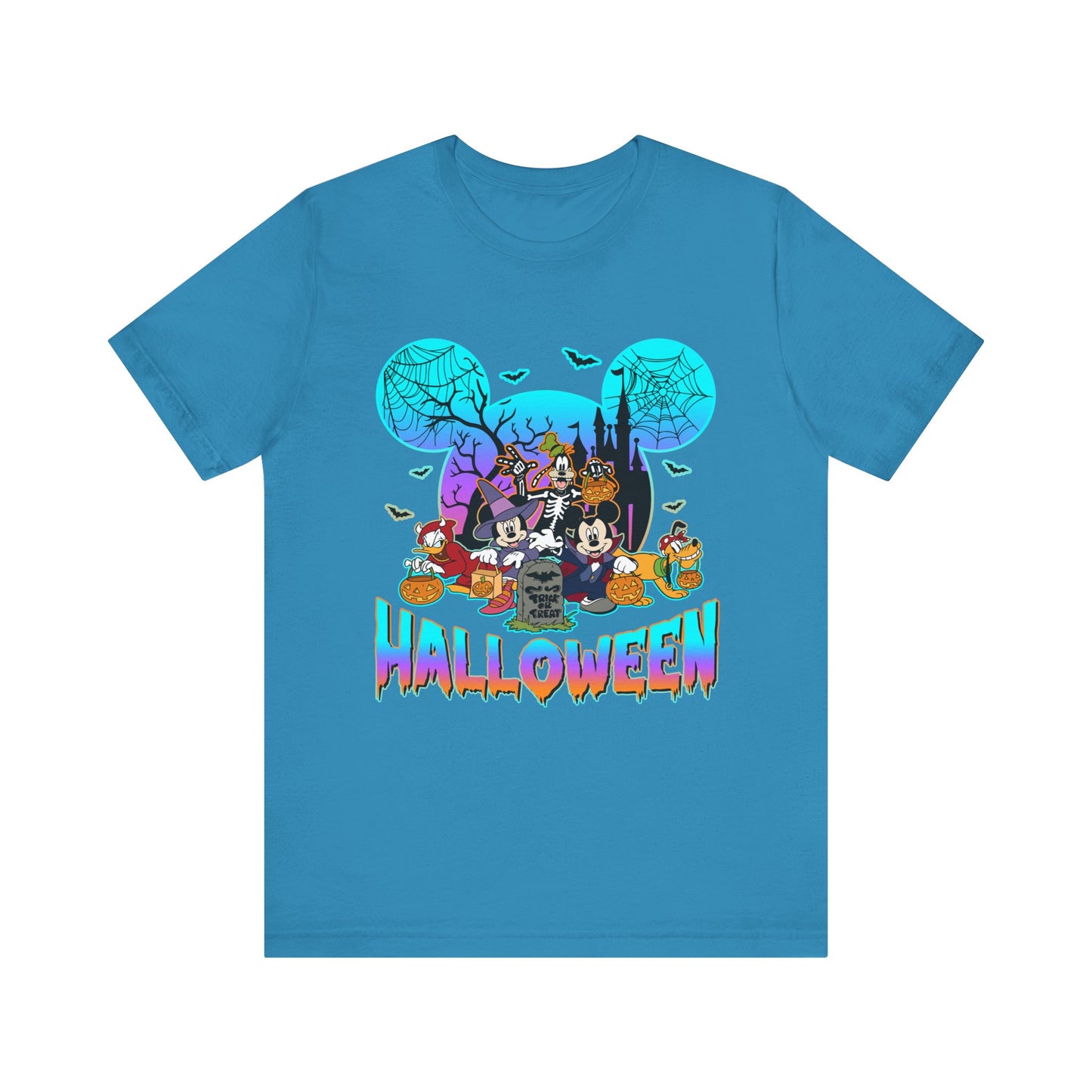 Halloween Mickey and Friends Jersey Short Sleeve Tee