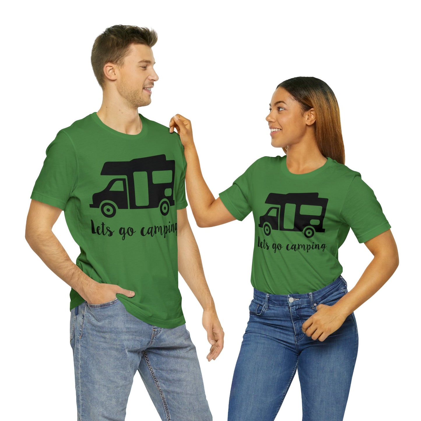 Let's Go Camping Short Sleeve Tshirt