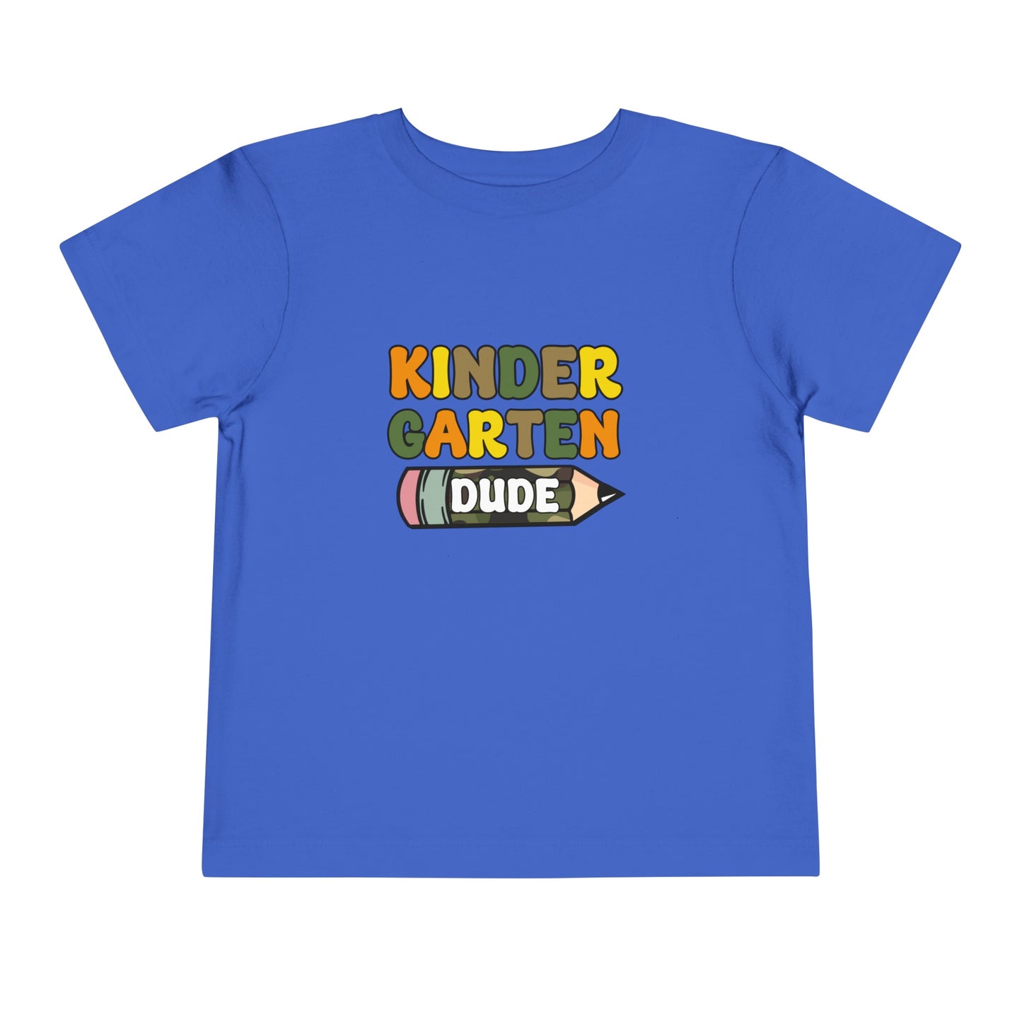 Kindergarten Dude Toddler Short Sleeve Tee