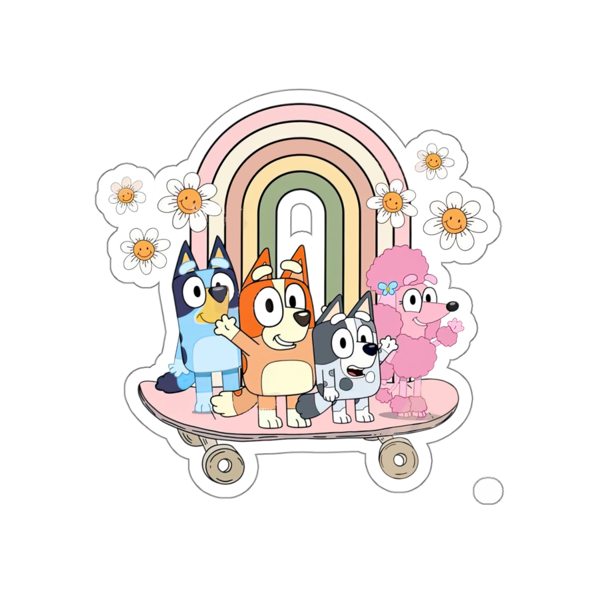 Bluey & Friends Kiss-Cut Stickers