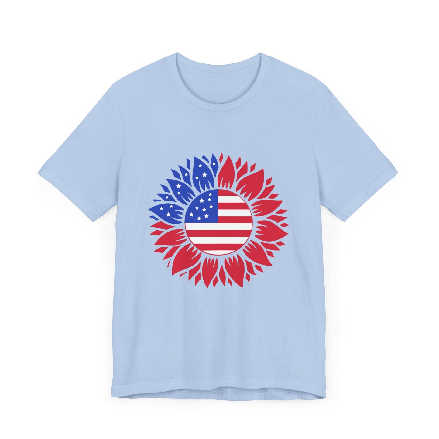 American Sunflower Jersey Short Sleeve Tee