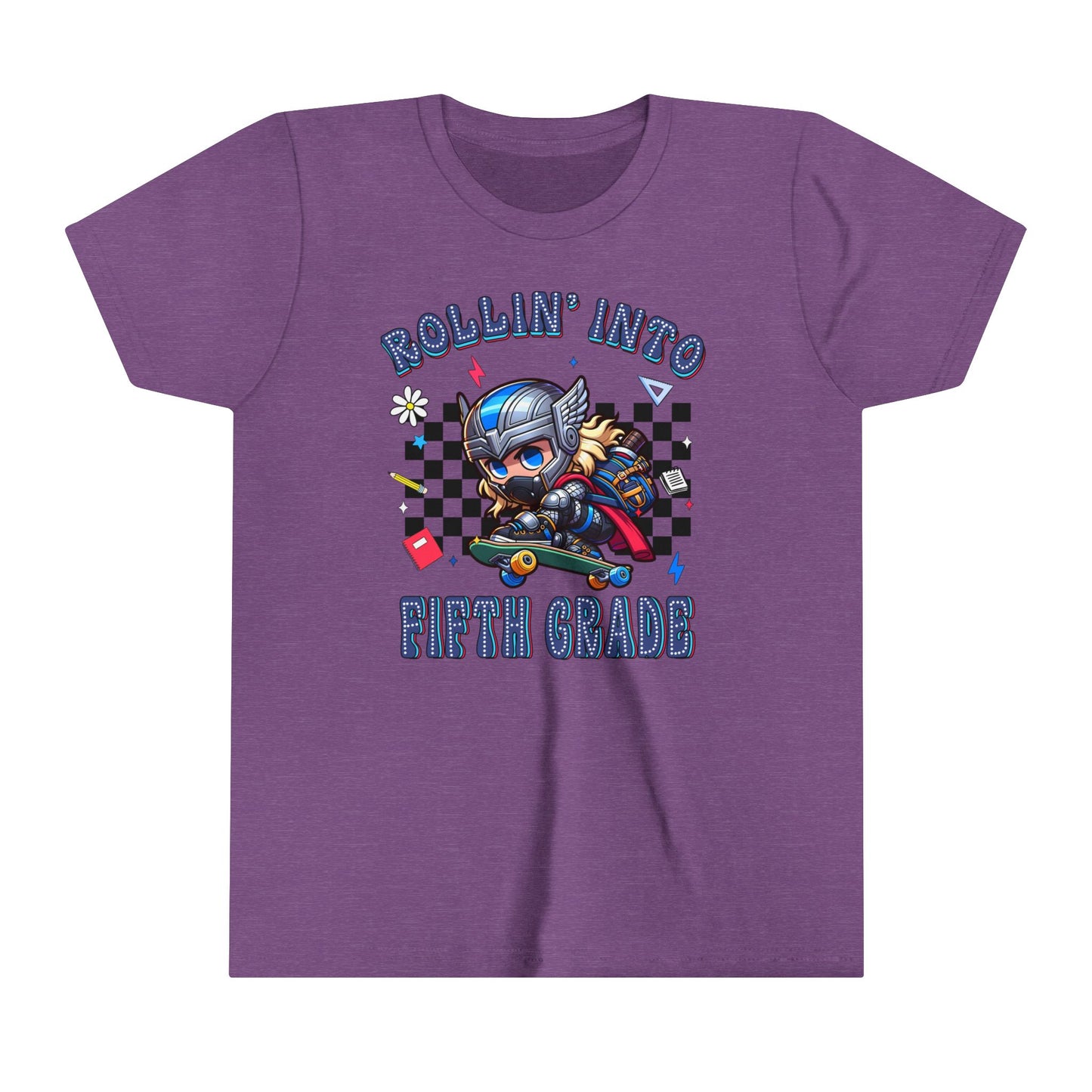 THOR - Rollin' Into 5th Grade Youth Short Sleeve Tee