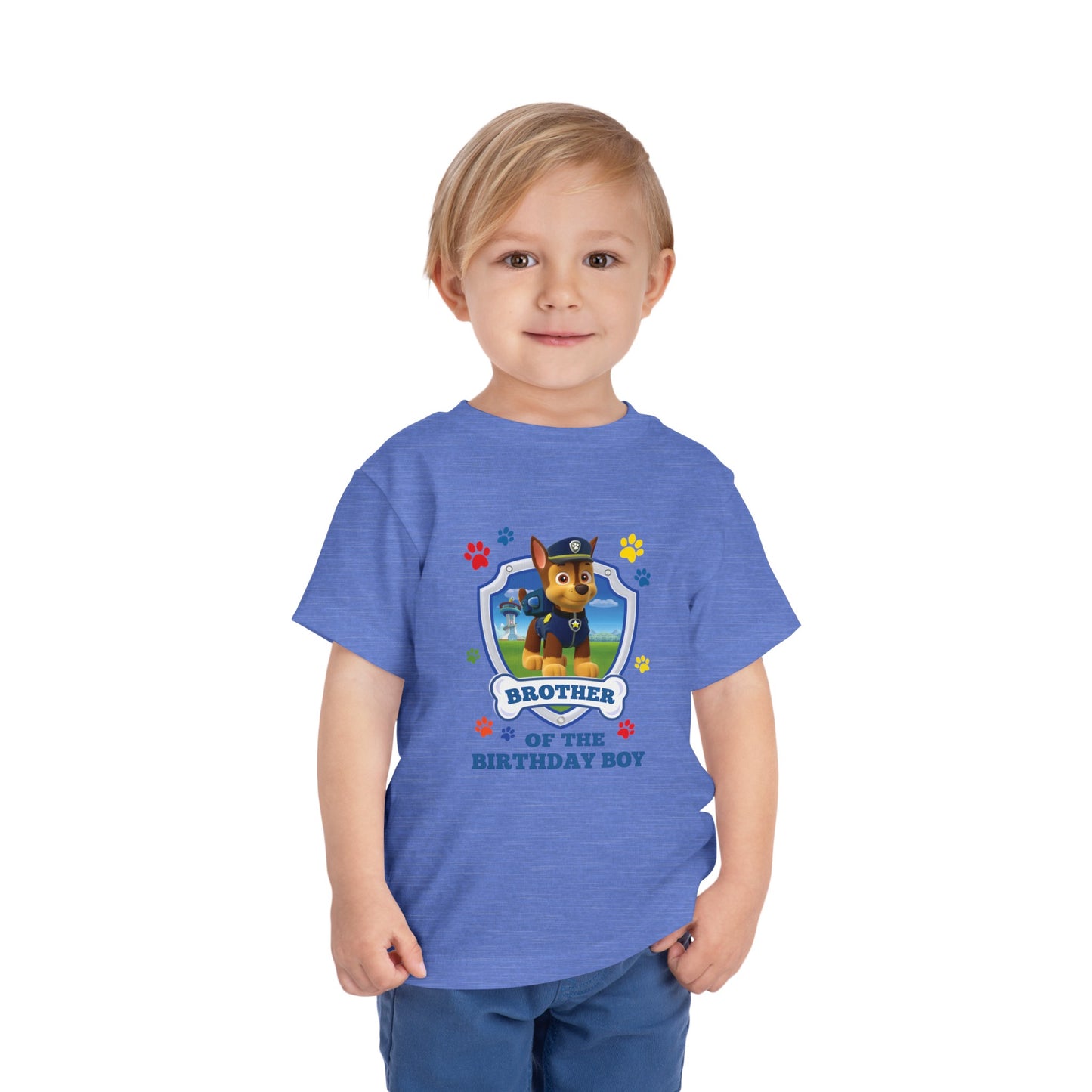Brother of the Birthday Boy Toddler Short Sleeve Tee