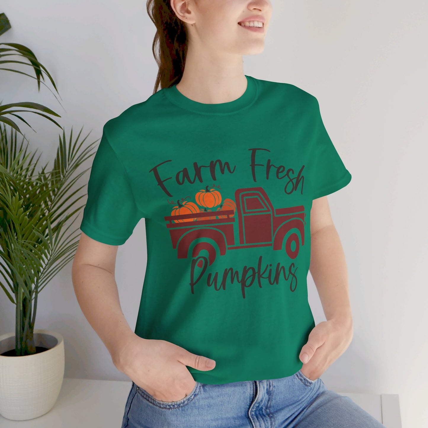 Farm Fresh Pumpkins Jersey Short Sleeve Tee