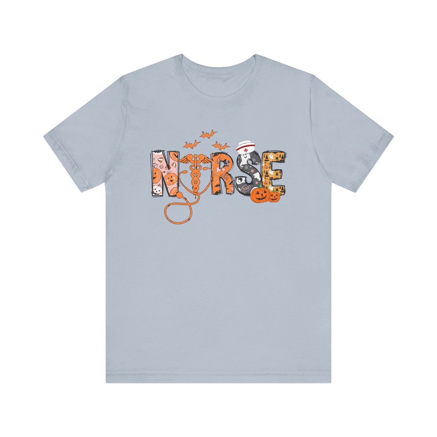 Nurse Halloween Jersey Short Sleeve Tee
