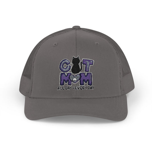 Cat Mom Snapback Trucker Cap