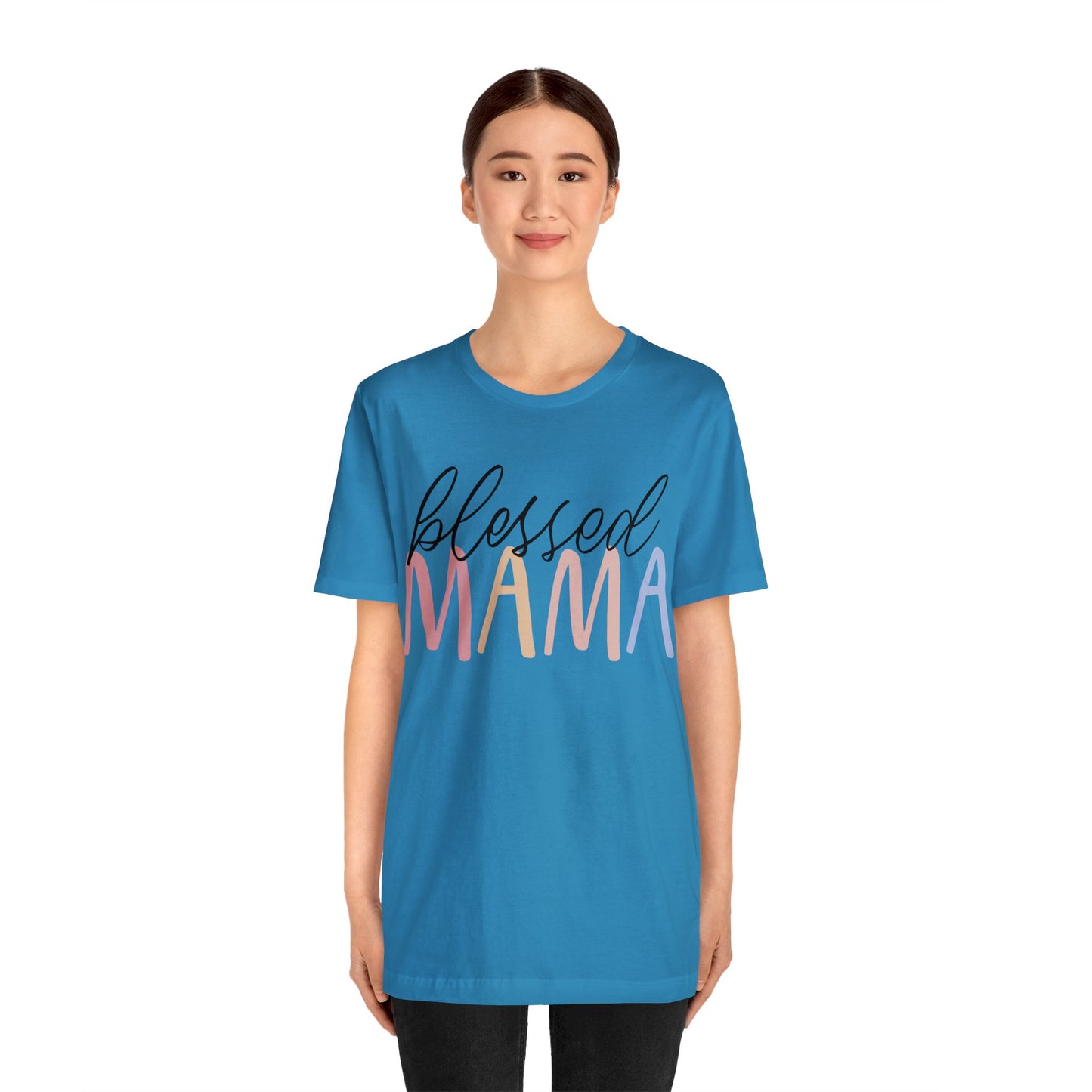 Blessed Mama short sleeve tshirt